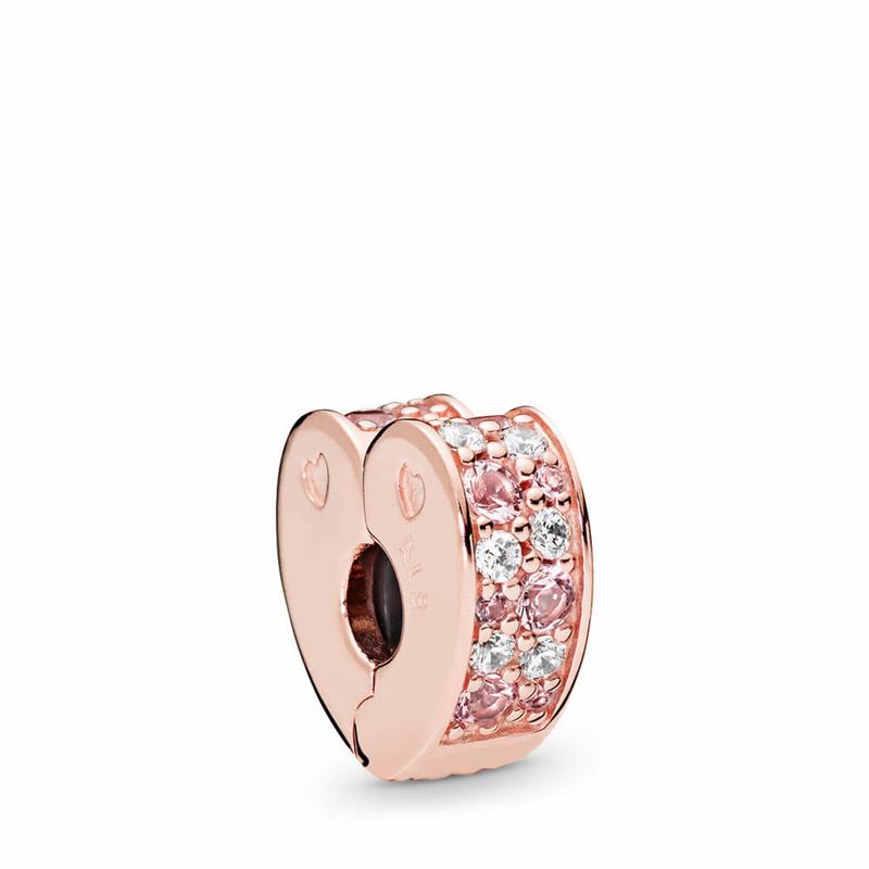 Pandora Rose™ Arcs of Love Clip Charm Online NZ (427890-ZHL)